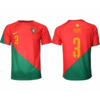 Pánský Fotbalový dres Portugalsko Pepe #3 MS 2022 Domácí Krátký Rukáv